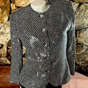 Lillie Rubin sequenced silk jacket